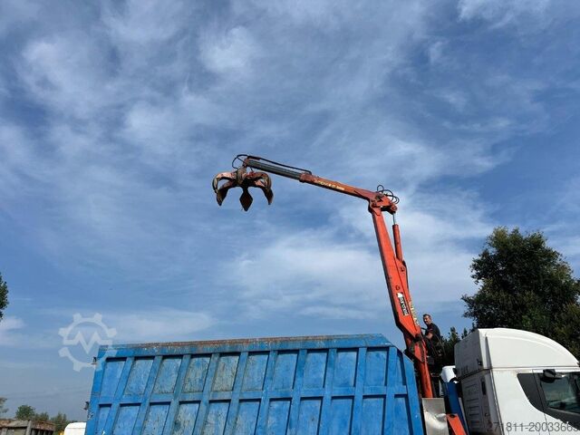 Kampós konténer CONTAINER SCARRABILE USATO A CIELO APERTO CON GRU