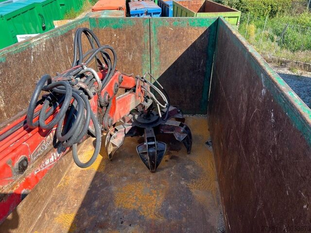 Contenedor de volteo CONTAINER SCARRABILE USATO A CIELO APERTO CON GRU