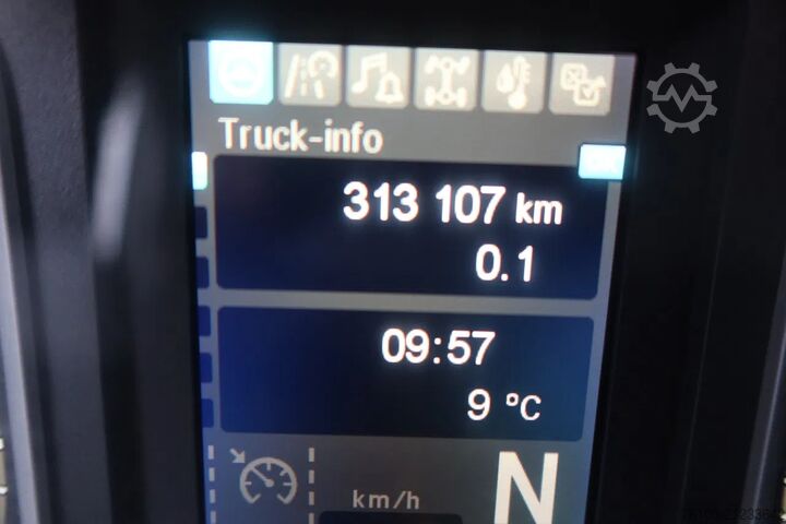Box body Mercedes-Benz Atego 1218 Bakwagen + Laadklep DHollandia 1500kg