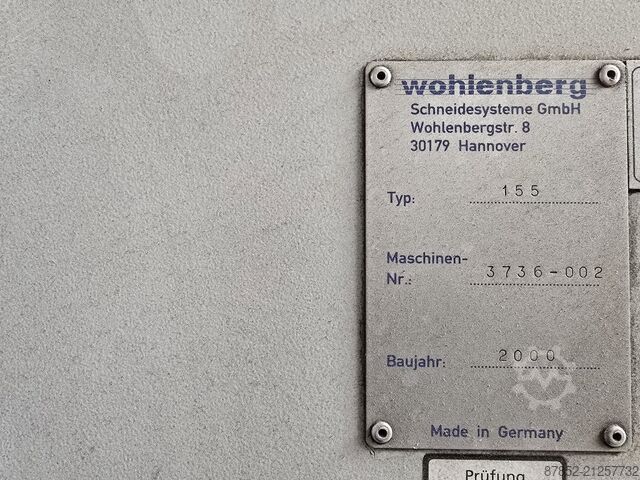 Paper cutting machine Wohlenberg 155
