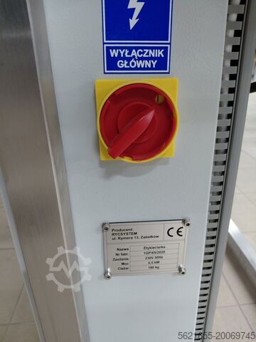 Automatyczna etykieciarka do pojemników