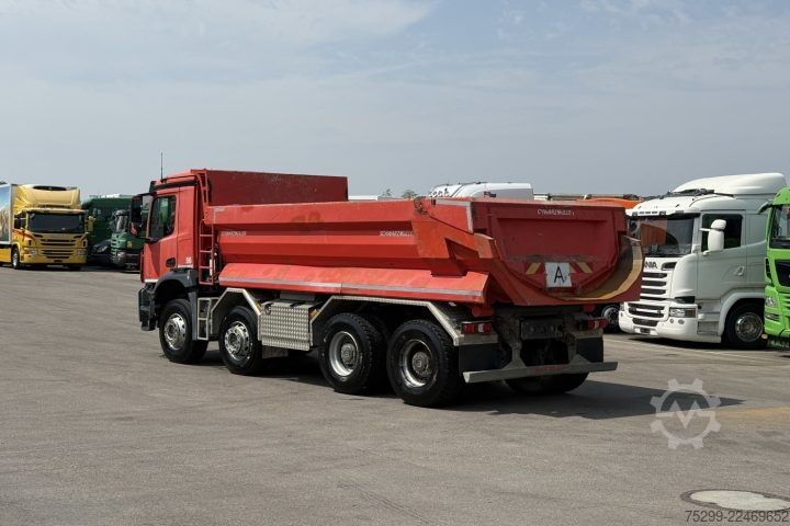 Billenő teherautó Mercedes-Benz Arocs 3243 8x4 Schwarzmüller / Swiss-Vehicle