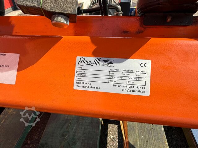 Table élévatrice à ciseaux, table élévatrice n° 3 EdmoLift CB 1500 B