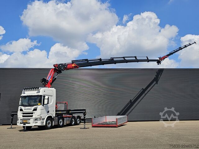 Φορτηγό γερανού Scania R590 V8 8x2 / HMF 9520 CRANE - JIB - WINCH / TR...