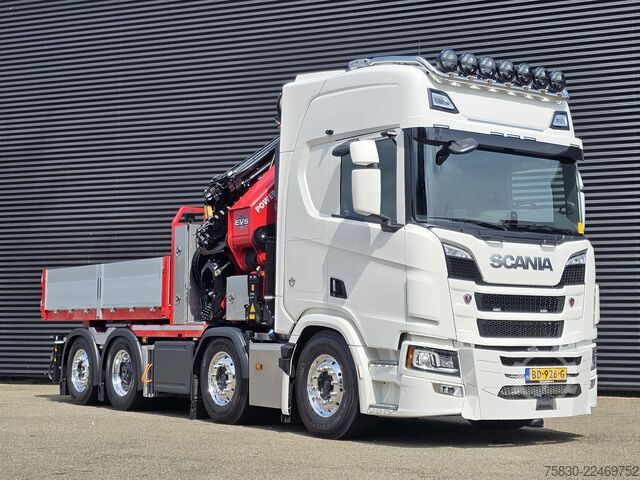 Φορτηγό γερανού Scania R590 V8 8x2 / HMF 9520 CRANE - JIB - WINCH / TR...