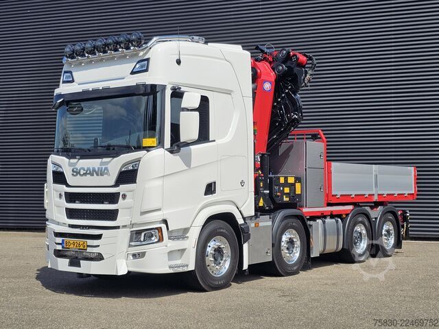 Φορτηγό γερανού Scania R590 V8 8x2 / HMF 9520 CRANE - JIB - WINCH / TR...