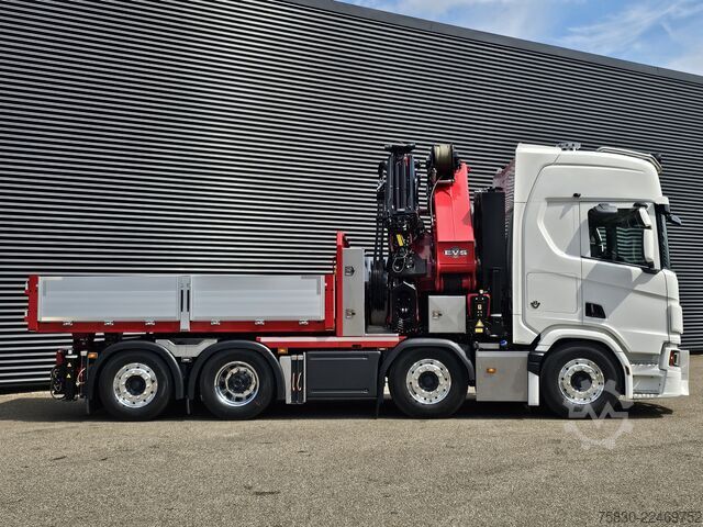 Φορτηγό γερανού Scania R590 V8 8x2 / HMF 9520 CRANE - JIB - WINCH / TR...