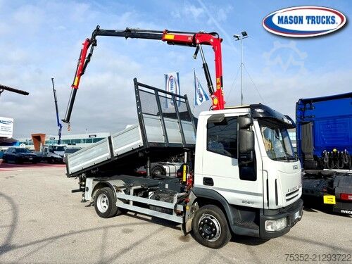 Tipvogn Iveco Eurocargo 80E17 gru con JIB