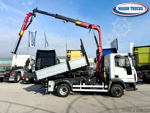 Tipvogn Iveco Eurocargo 80E17 gru con JIB