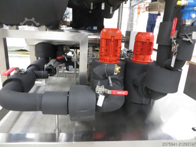 Temperature control skid for washing solution Brinox BRINOX LEP 13.1