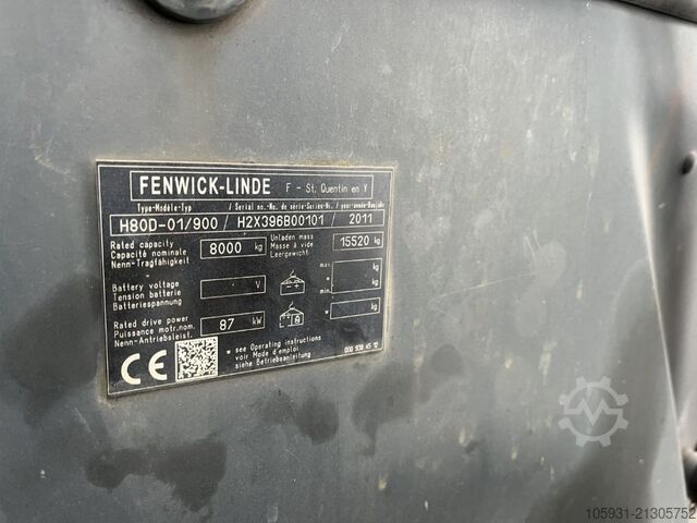 Dieselové vysokozdvižné vozíky Linde H80D-01/900