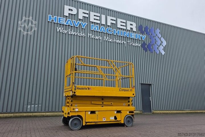 Schaarlift Haulotte Compact 10 Electric, 10m Working Height, 450kg Cap