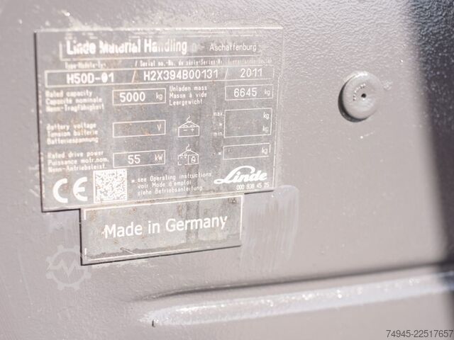 Empilhadeira diesel Linde H50D-01