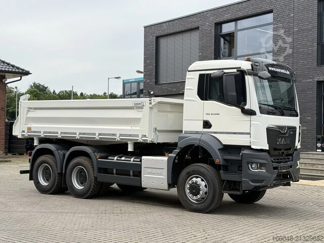  MAN TGS 33.440 MAN TGS 33.440 6x6  3-Seiten- Kipper...