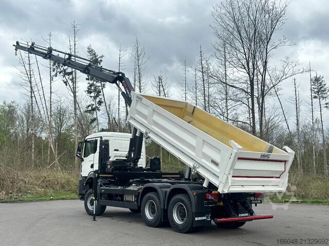 Ανατρεπόμενο όχημα με γερανό MAN TGS 33.440 MAN TGS 33.440 6x6 /3-Seiten- Kipper...