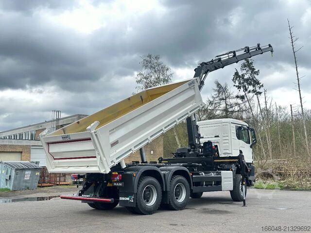 Ανατρεπόμενο όχημα με γερανό MAN TGS 33.440 MAN TGS 33.440 6x6 /3-Seiten- Kipper...