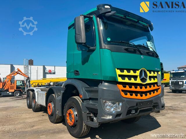 φορτηγό γερανός roll-off Mercedes-Benz Arocs 3251/Retarder/ HIAB/8x4/26T