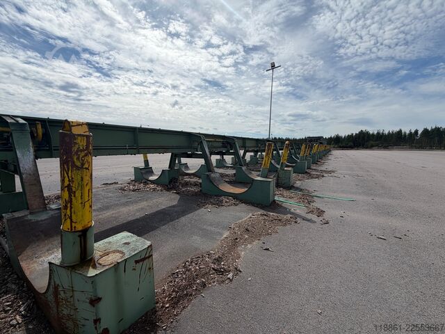 Log sorting line with 35 pockets Nordautomation oy 