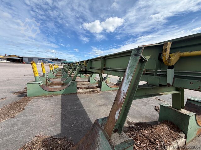 Log sorting line with 35 pockets Nordautomation oy 