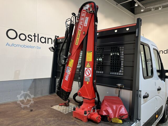 Platformslastbil med kran Renault Master 2.3 dCi 145 PK L3 Open Laadbak / Fassi K...