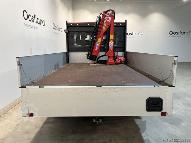 Platformslastbil med kran Renault Master 2.3 dCi 145 PK L3 Open Laadbak / Fassi K...