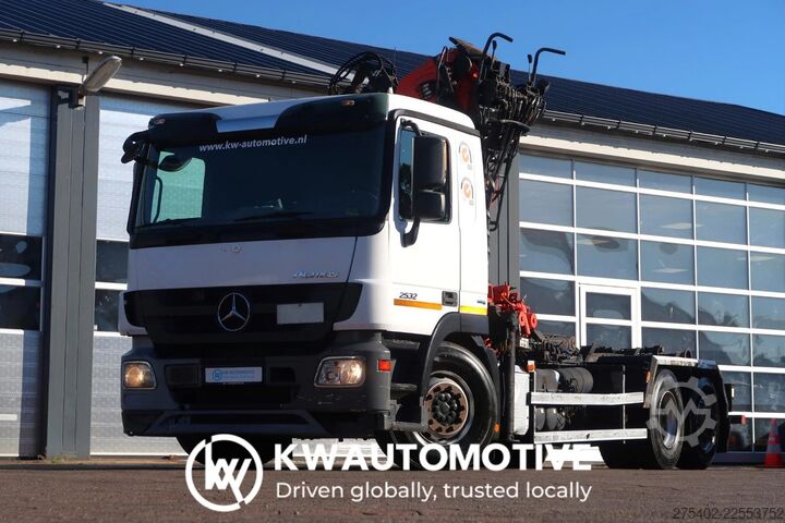 Haakarmsysteem Mercedes-Benz Actros 2532 6X2/ PALFINGER EPSILON CRANE/ 21T H...