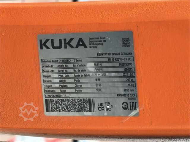 Robotportal rendszer 5 robottal KUKA KR 16 R2010-2
