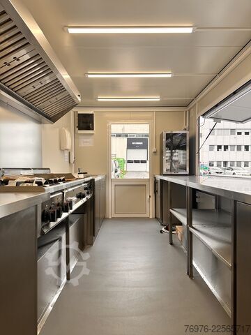 Magasin Mobile Voll ausgestatteter Gastro-Contrailer (Hydraulik-Absenkbar) | Profi-Küche NEU