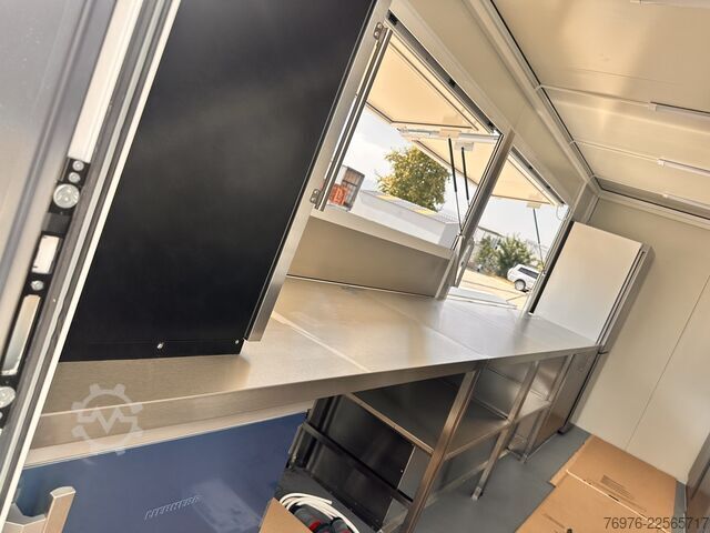 Magasin Mobile Voll ausgestatteter Gastro-Contrailer (Hydraulik-Absenkbar) | Profi-Küche NEU