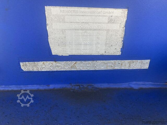 Transporte de contentores Renders SANH F.ATL 20FT Kipper-Tipper (Electric) / Comp...