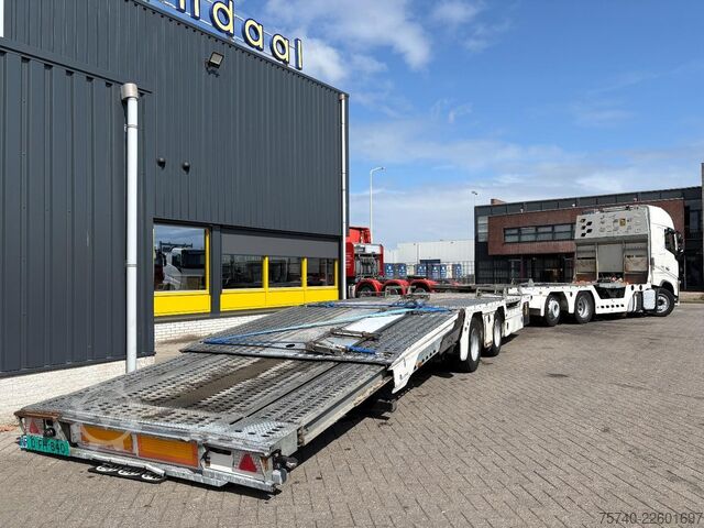 Biltransport skåpbil Volvo FH 500 + HYDRAULISCHE PLATEAUS + LIER + REMOTE ...