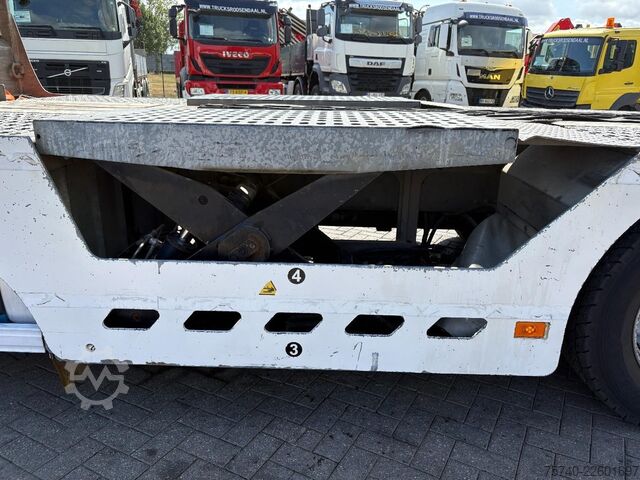 Biltransport skåpbil Volvo FH 500 + HYDRAULISCHE PLATEAUS + LIER + REMOTE ...