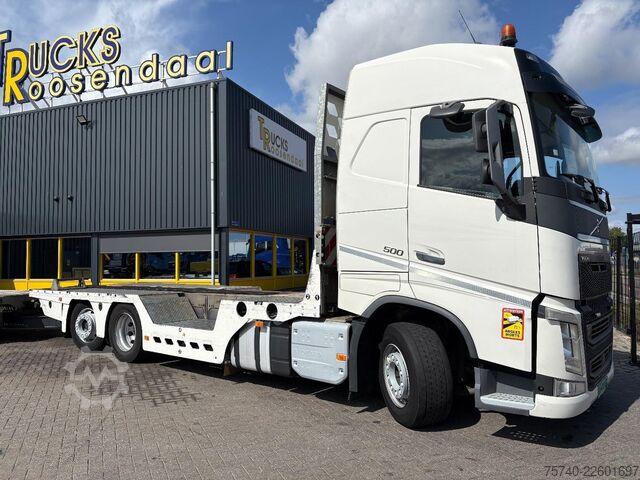 Biltransport skåpbil Volvo FH 500 + HYDRAULISCHE PLATEAUS + LIER + REMOTE ...