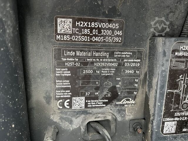 LPG-vorkheftruck Linde H25T-02