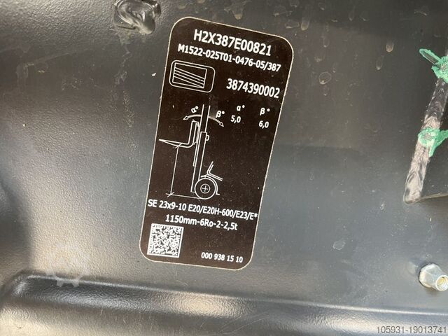 Stivuitor electric cu 4 roți Linde E20-01