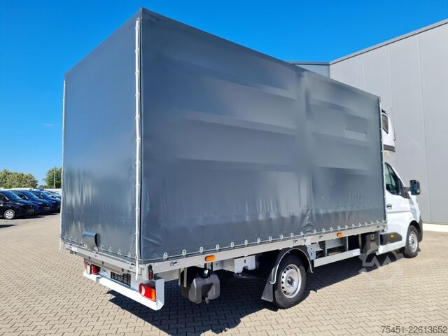 Schuifzeil bestelwagen Renault Master 35 Pritsche Schlafkab Schiebe Plane 10 Pal LUFTFEDER