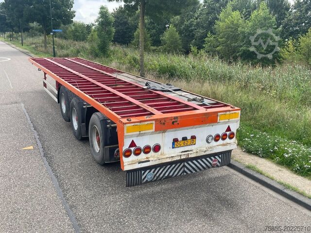 Plattformanhänger Netam-Fruehauf Platform Twistlocks /  Liftaxle / Steering / BP...