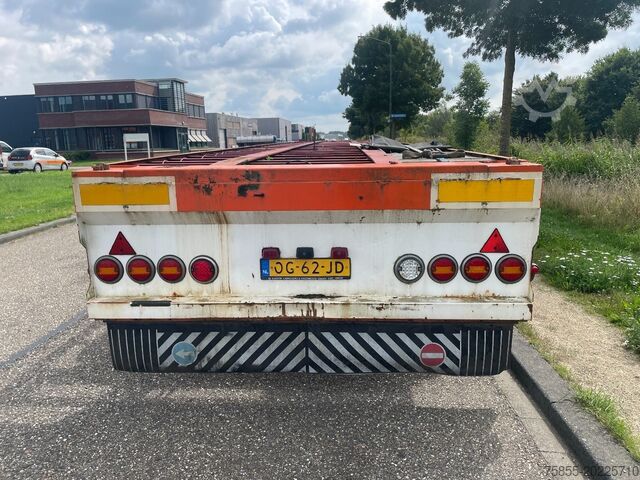 Plattformanhänger Netam-Fruehauf Platform Twistlocks /  Liftaxle / Steering / BP...