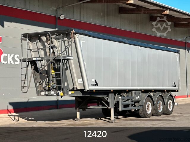 Semi-reboque basculante STAS S300CX Kipper *Getreideschieber*Liftachse* ZV*