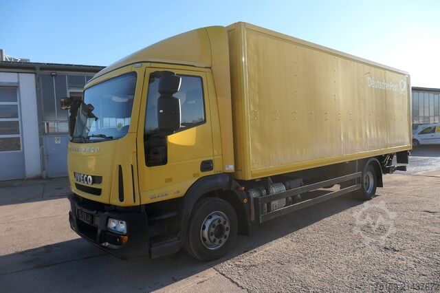 Samochód ciężarowy typu furgon iveco EuroCargo ML 120 E28/P AHK LBW COC AUTOMATIK Koffer 7,00x2,44x1,98