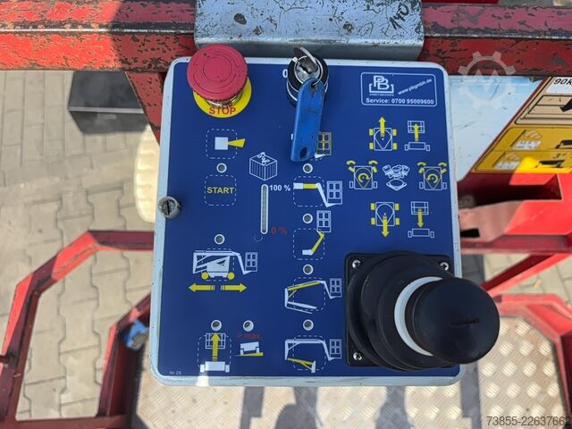 Mafsallı çalışma platformu PB Lifttechnik Dino 112