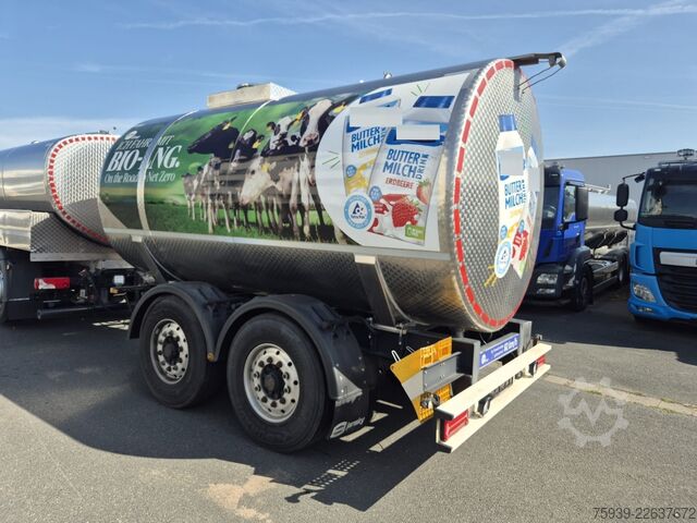 Tanker römorku  2-Achser Tandemanhänger - 13.000 L - 1 Kammer