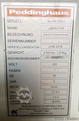 System nacięć Peddinghaus Ocean Liberator/SACM-1250/A