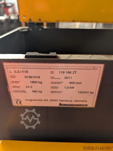 Stivuitor manual Jungheinrich EJD K18