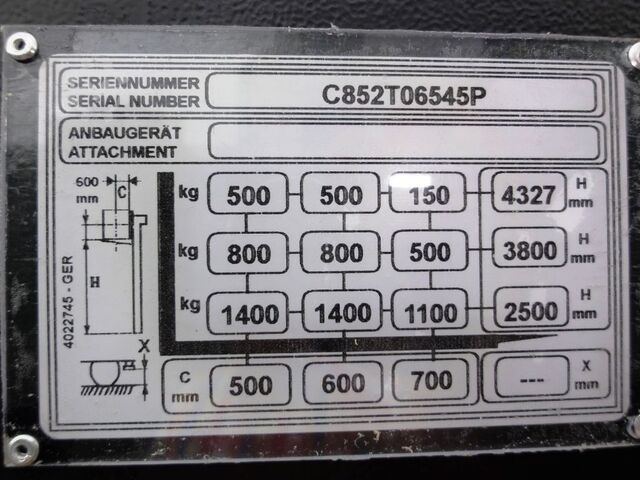 Wózek podnośnikowy ręczny Yale MS 14 IL