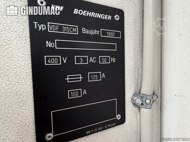 BOEHRINGER VDF 315 CM VDF Boehringer VDF 315 CM
