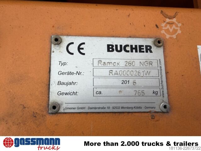 Macchina agricola Bucher Ramox 260 NGR Schneeschild