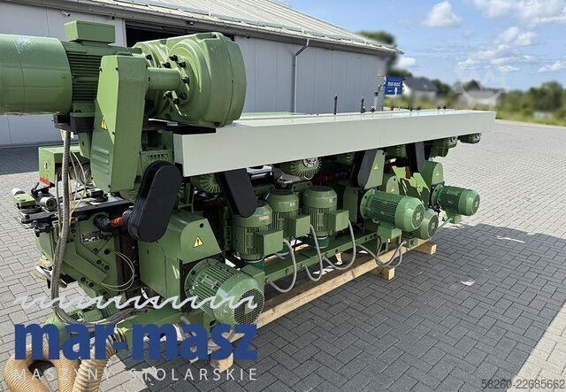 Vierseitenhobelmaschine mit 8 Köpfen WEINIG Hydromat 22 AL z podajnikiem