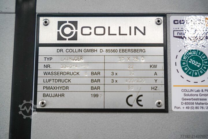 Single screw extruder Collin E30M – Low Boy (5)