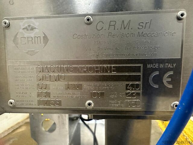 Formierka do burgerów CRM stelvio stacking machine